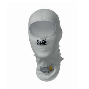 OMP Racing Tecnica Evo Balaclava, White Size S