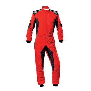 OMP Racing Tecnica Hybrid Suit, Red/Black Size 52