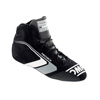 OMP Racing Tecnica Shoes, Black/Grey Size 40