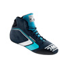 OMP Racing Tecnica Shoes, Blue/Cyan Size 42