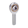 QA1 Rod End (V) 3-Pc Carbon/Bronze. M-R 3/8-3/8