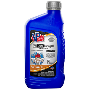 VP Pro Grade Racing Oil Full Synthetic 5W-30, 1 Quart