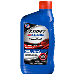 VP Street Legal Synthetic-Blend Formula 5W-20 (GF-6), Quart