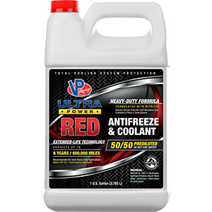 VP Antifreeze-Coolant Ð VP ULTRA POWER RED Heavy Duty 50/50, 1 Gallon
