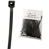 Tie Wrap, 4" Long x .095 Wide, 18 lb. Tensile Strength, Black, 100 Pack