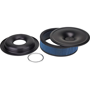 Walker Performance Filtration 14" O.D. x 4" Tall, Low Profile Air Filter Kit - Top, Filter, Base