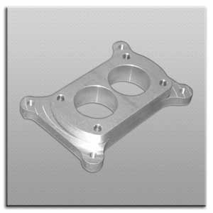 WEHRS 2 BRL TO CHEV INTAKE SPACER 1"