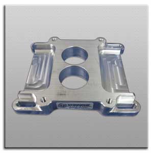 WEHRS 2BRL INTO 4BRL CARB ADAPTER SLIDER STRAI