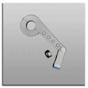 WEHRS STEERING MOUNT 6 3/4'' LONG 1½'' BAR