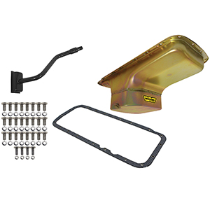 Weiand Oil Pan Kit 7Qt Zinc Finish 63/78 Mopar B/Rb