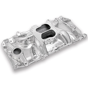 Weiand Manifold - Bbc Spread Bore Oval - Polish