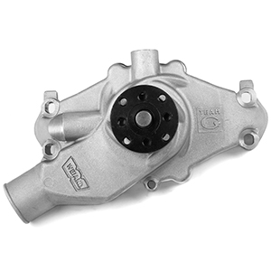 Weiand Team-G Short Water Pump, Small Block Chevy, Satin