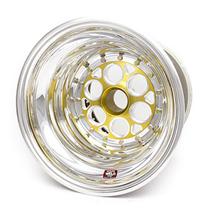 Weld Magnum Sprint 42 Spline Wheel, 15" x 15", 7" Offset, Inner Beadlock, Gold