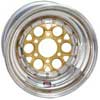 Weld Magnum Sprint 6-Pin Lug MT Wheel, 15" x 10", 4" Offset, No Beadlock