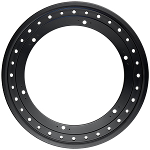 Weld 6-Hole Beadlock Ring ,15", 16-Hole, Bolt-On, Black Modified