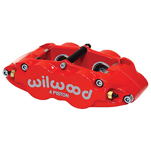 CALIPER,FNSL4R,1.25/1.25,1.10 ROTOR,RED