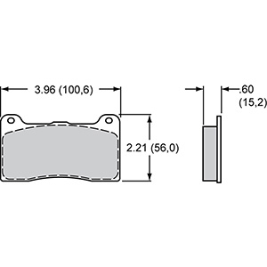 PAD,7816-40,DP,AXLE SET