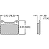 PAD,7912-40,PL,.49 THK,AXLE SET