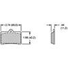 PAD,6211-40,GP320,.418 THK,AXLE SET