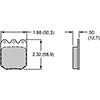 PAD,6812-20,DPS,.50 THK,AXLE SET