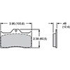 PAD,7112-20,DL,.49 THK,AXLE SET