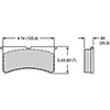 PAD,7420-20,FSL,.80 THK,AXLE SET