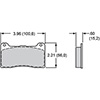 PAD,7816-20,DP,.60 THK,AXLE SET