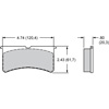 PAD,7420-28,FSL,.800 THK,AXLE SET