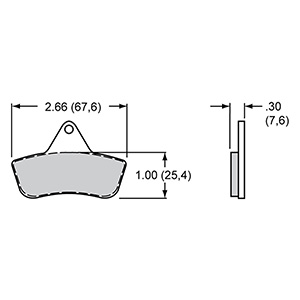 PAD,BRAKE,PS1,AXLE SET