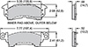 PAD,D52-10,GM,BLACK,AXLE SET