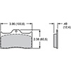 PAD,7112B,DL,POLYMATRIX,AXLE SET