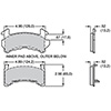 PAD,D154B,GM-METRIC,POLYMATRIX,AXLE SET