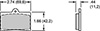 PAD,6211Q,GP320,POLYMATRIX,.438 THK,AXLE