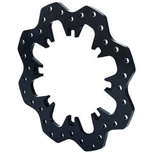 Wilwood 160-5538 Drilled Steel Scalloped Dynamic Mount Brake Rotor - 12.19 X .35 - 8 On 7.00"