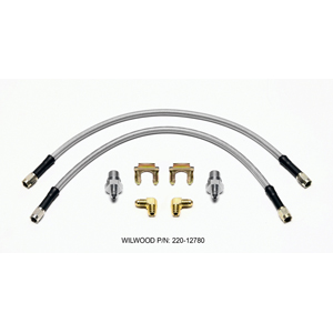 FLEXLINE KIT,16in.,M10x1 BUBBLE,90 DEG