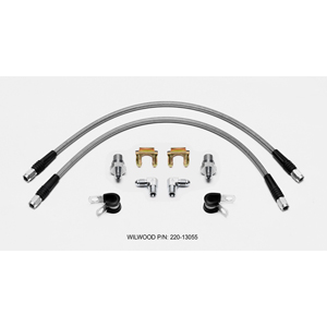 FLEXLINE KIT,18in.,M10x1 BUBBLE,90 DEG