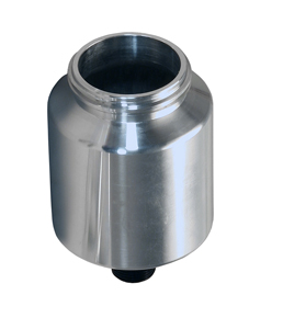RESERVOIR,4oz,SAE-6,BILLET,BARE W/O CAP