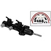 M/C,TANDEM,REMOTE,1.00 DIA,DIECAST,DUAL