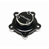 DRIVE FLANGE,HUB,5 BOLT,BLACK,W/OIL SEAL