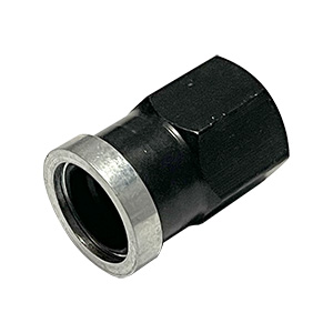 Winters Short Cover Nut, 3/8"-16", Black