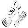 K1 FLIGHT Driving Gloves, White/Gray, 2X-Large