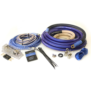 XS Power Amp Kit, XP Flex 1/0 AWG, Power Cable, Speaker Cable, Signal and Remote