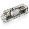 XS Power Fuse Holder, ANL, 1/0, 4AWG, Silver Finish with Clear Cover, Set Screw Connection