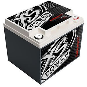 XS Power Lithium Racing 12V Battery-M6 Terminal Bolts Included 12 Volts 3840 Max Amps 1920 CA