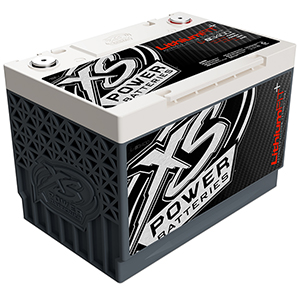 XS Power Lithium Racing 12V Battery-M6 Terminal Bolts Included 12 Volts 4800 Max Amps 2400 CA
