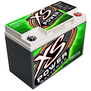 XS Power 12V AGM Powersports Series Battey-M6 Terminal Bolts Included