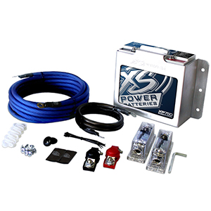 XS Power XP FLEX, 4 AWG 1000-1500W Install Kit and XP750 Battery Combo with 511 Mount