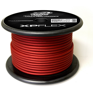 735 Strands, 250 Spool XS Power XPFLEX8RD-250 Iced Red 8 AWG Cable 