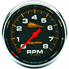 AutoMeter 19304 Pro-Cycle 2-5/8" Air-Core Tachometer Gauge, 0-8,000  RPM, Black