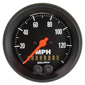 AutoMeter 2680 Z-Series 3-3/8" GPS Speedometer Gauge, 0-140 MPH Electric
